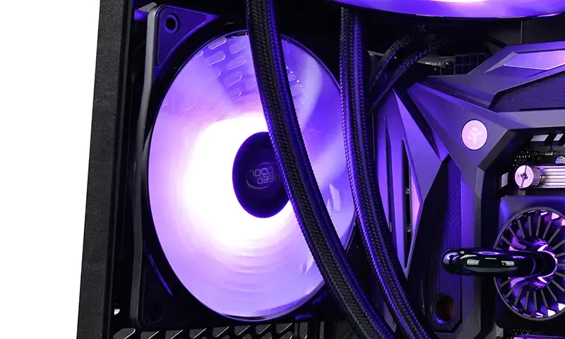 "DeepCool RF120", ventiliatorius, 12 cm, 500 aps/min, 1500 aps/min, 27 dB, 56,5 cfm