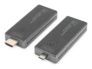 Digitus | 4K Wireless Video Extender, 30 m (USB-C - HDMI) | DS-55324 | Black/Silver