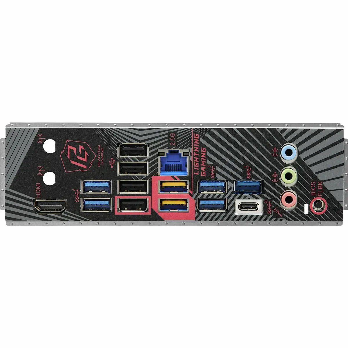 Pagrindinė plokštė ASROCK AMD B650 SAM5 ATX Atmintis DDR5 Atminties lizdai 4 2xPCI-Express 4.0 1x 2xPCI-Express 4.0 16x 3xM.2 1xHDMI 1xAudio-In 1xAudio-Out 1xMikrofonas 4xUSB 2.0 7xUSB 3.2 2xUSB-C 1xRJ45 B650PGLIGHTNING