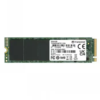 SSD diskas TRANSCEND TS500GMTE115S 500 GB, M.2 2280 (double-sided), PCIe 3.0 x4 (NVMe)