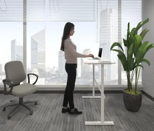 Reguliuojamo aukščio stalas Up Up Loki Baltas