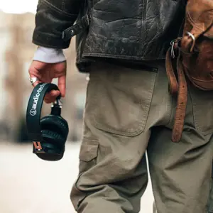 "Audio Technica" ausinės ATH-M20XBT juodos, belaidės, per ausis