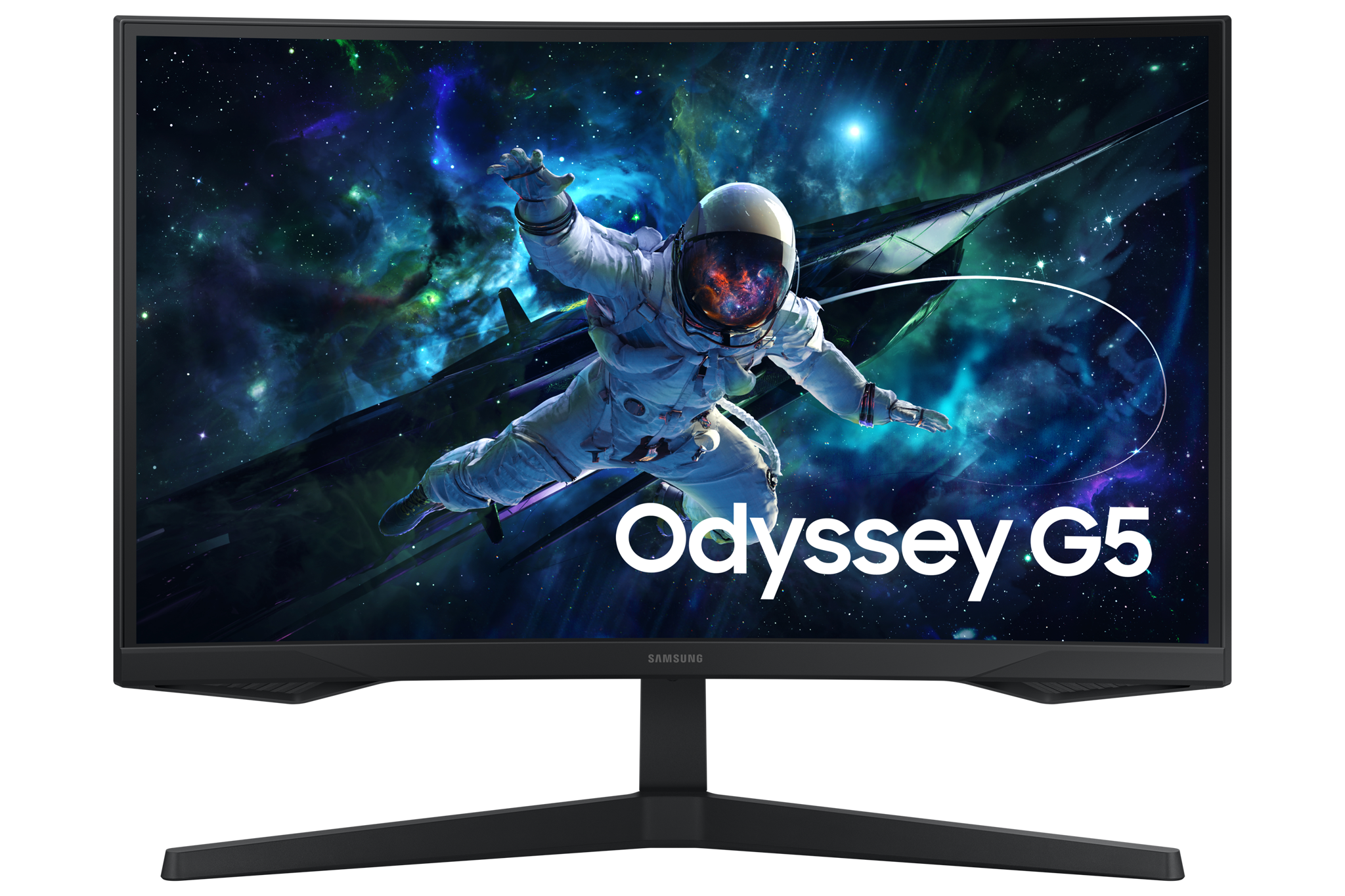 Samsung G55C, 68.6 cm (27"), 2560 x 1440 pixels, Quad HD, LED, 1 ms, Black