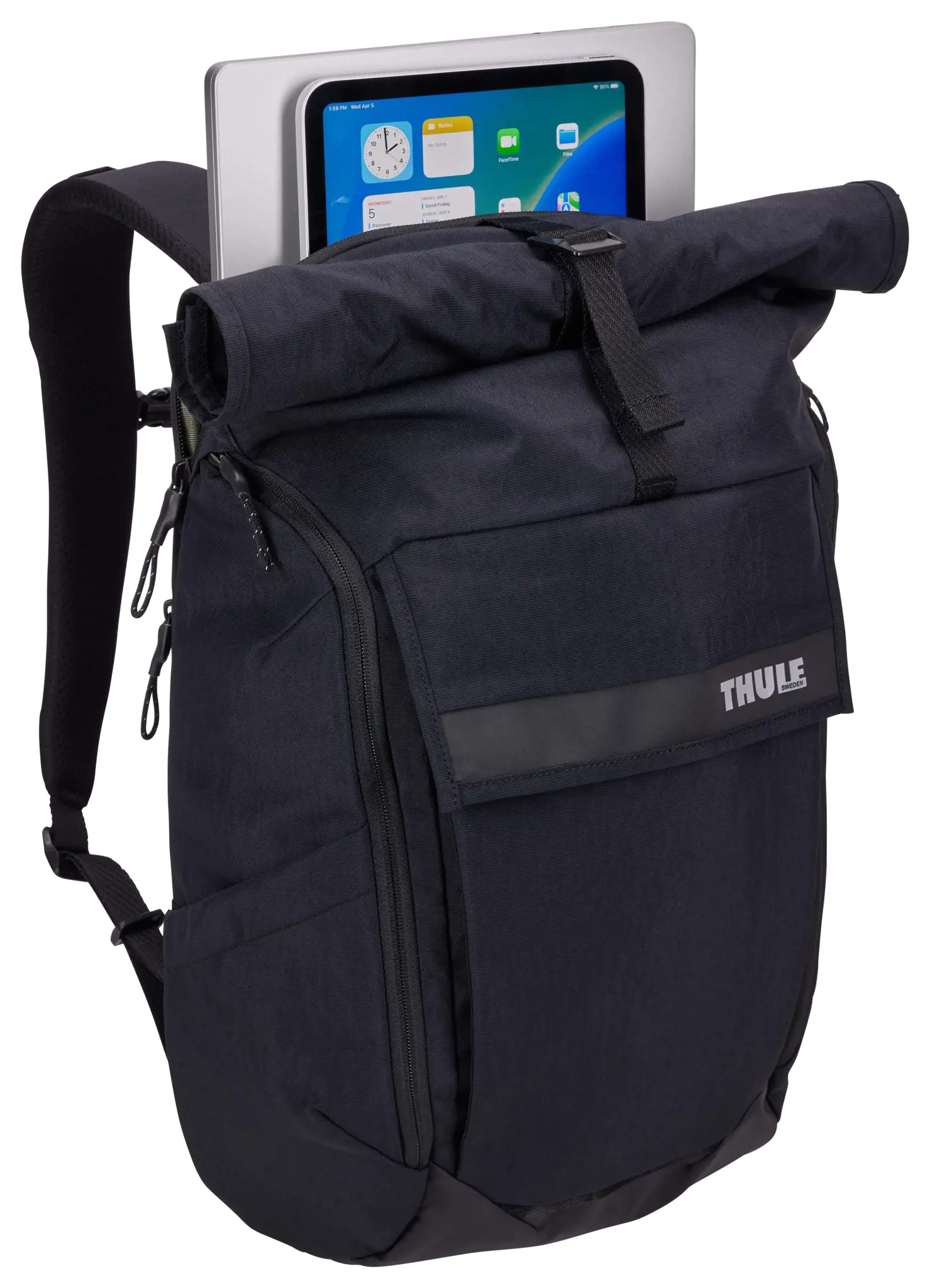 Thule Paramount PARABP3116 Black, Urban, Unisex, 40.6 cm (16"), Notebook compartment, Nylon, Polyester