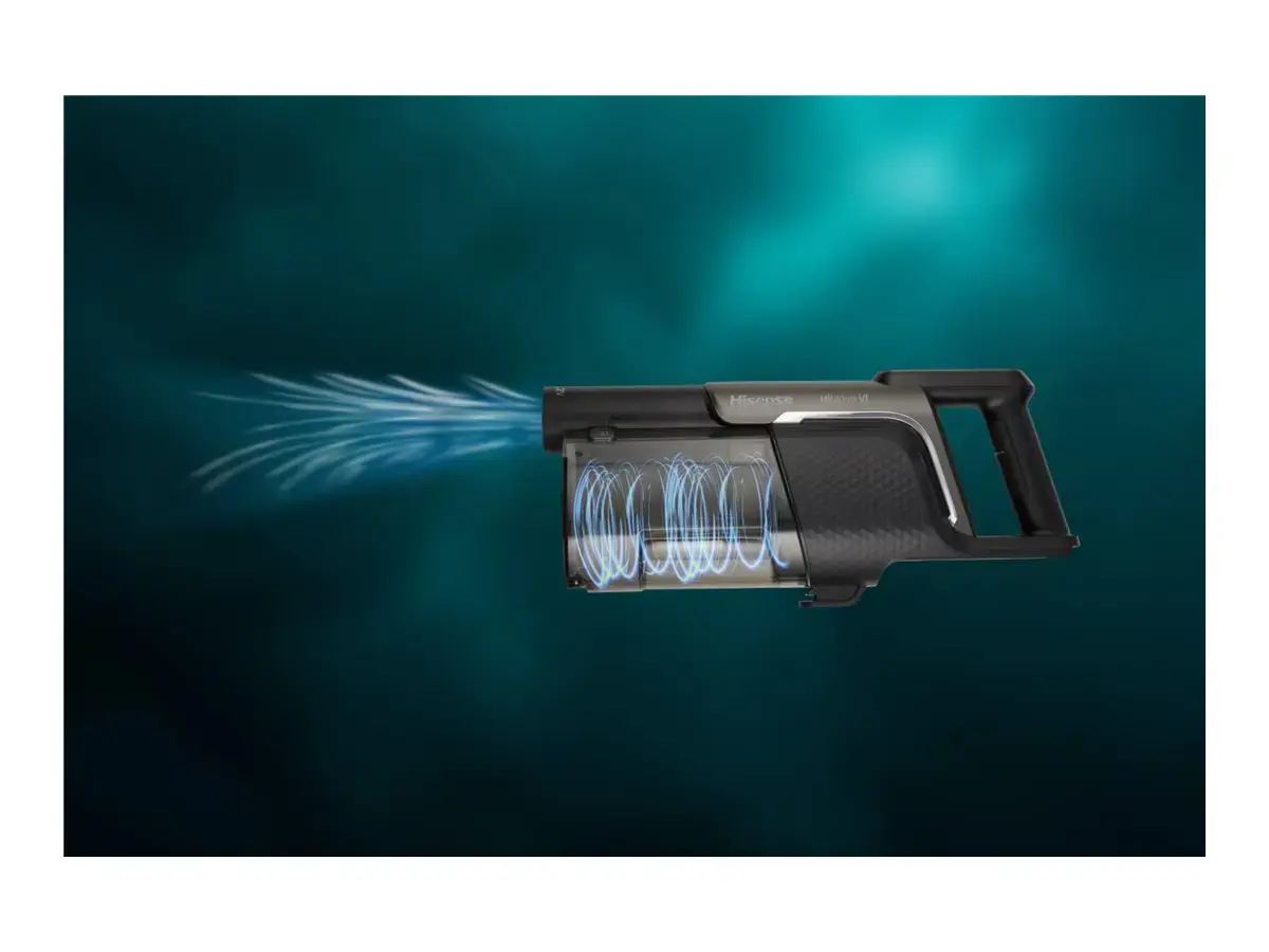 Hisense HVC646630A HI MOVE VI ADAPT Belaidis dulkių siurblys, Juoda