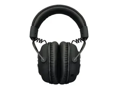 LOGITECH G PRO X LIGHTSPEED belaidės žaidimų ausinės - mėlynas mikrofonas - juodos spalvos