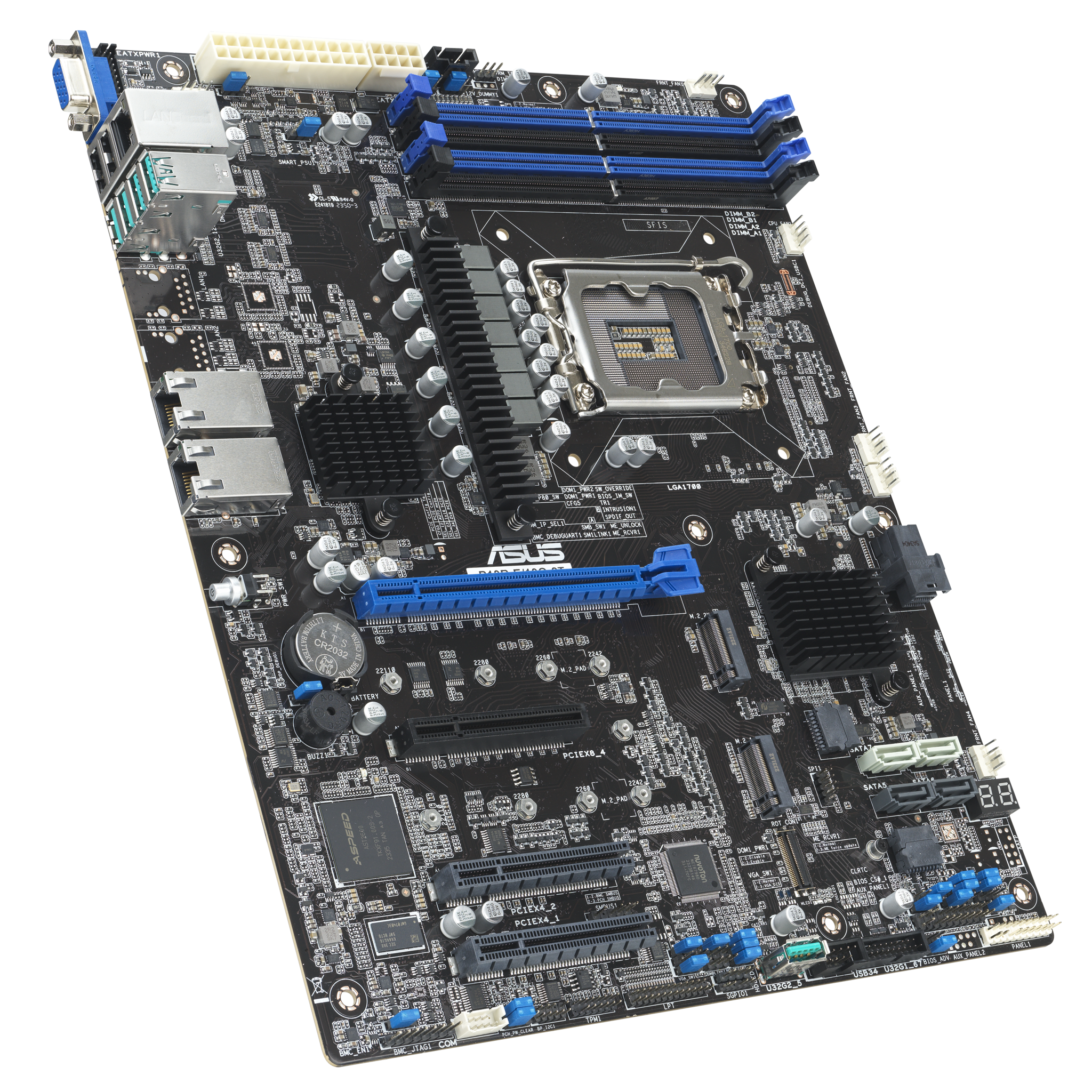 ASUS P13R-E/10G-2T, Intel, LGA 1700, Intel® Pentium®, Intel Xeon E, LGA 1700, DDR5-SDRAM, 128 GB