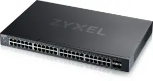 ZYXEL XGS1935-52, 52 PORT LITE-L3 SMART MANAGED SWITCH, 48X GIGABIT COPPER AND 4X 10G SFP+, HYBRID …