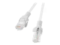 LANBERG PCU6-20CC-0025-S Lanberg Patchcord RJ45 kat. 6 UTP 0,25 m pilkos spalvos, 10 vnt.