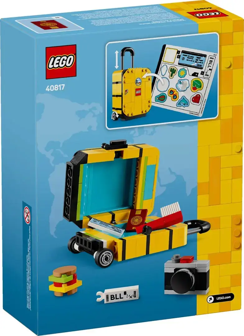 LEGO 40817 Yellow Travel Suitcase