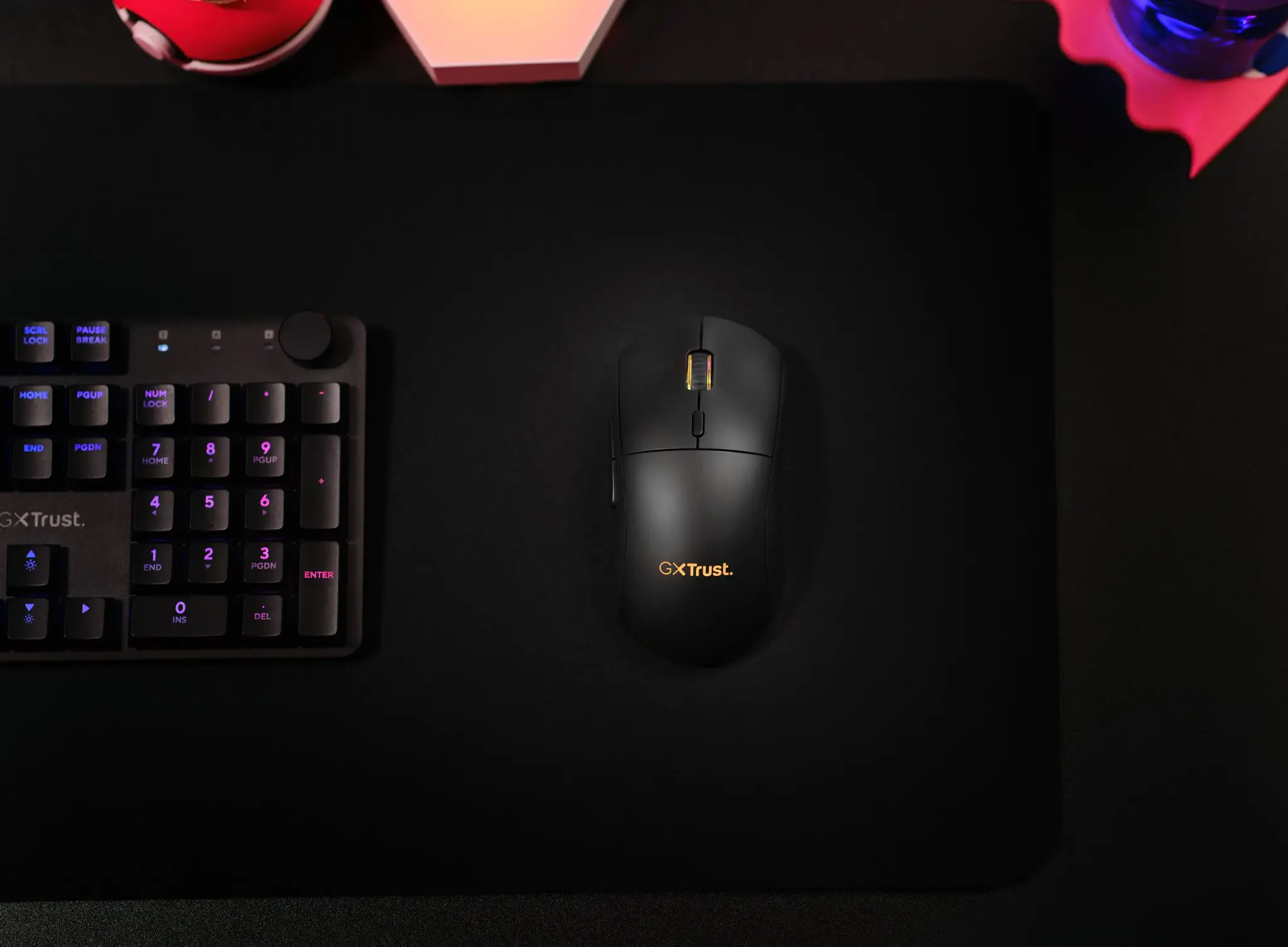 Trust GXT 927 Redex+, Right-hand, Laser, RF Wireless + USB Type-A, 25600 DPI, Black