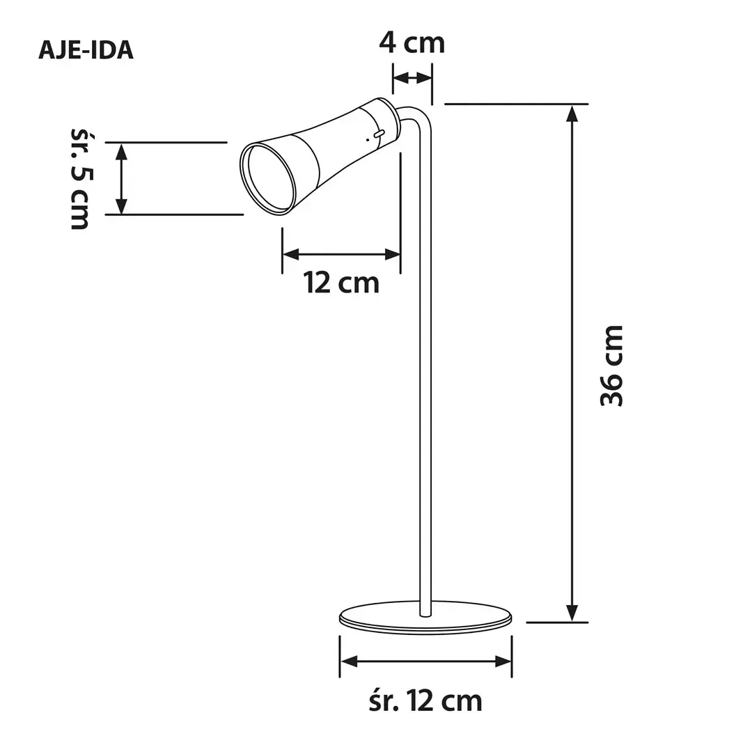 "Activejet" daugiafunkcinė lempa AJE-IDA 4IN1