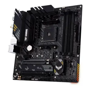 ASUS TUF GAMING B550M-PLUS WIFI II, AMD, "Socket AM4", "AMD Ryzen™ 3", "AMD Ryzen™ 5", "AMD Ryzen™ 7", 3 kartos "AMD Ryzen™ 9", 5 kartos "AMD Ryzen 9", "Socket AM4", DDR4-SDRAM, 128 GB