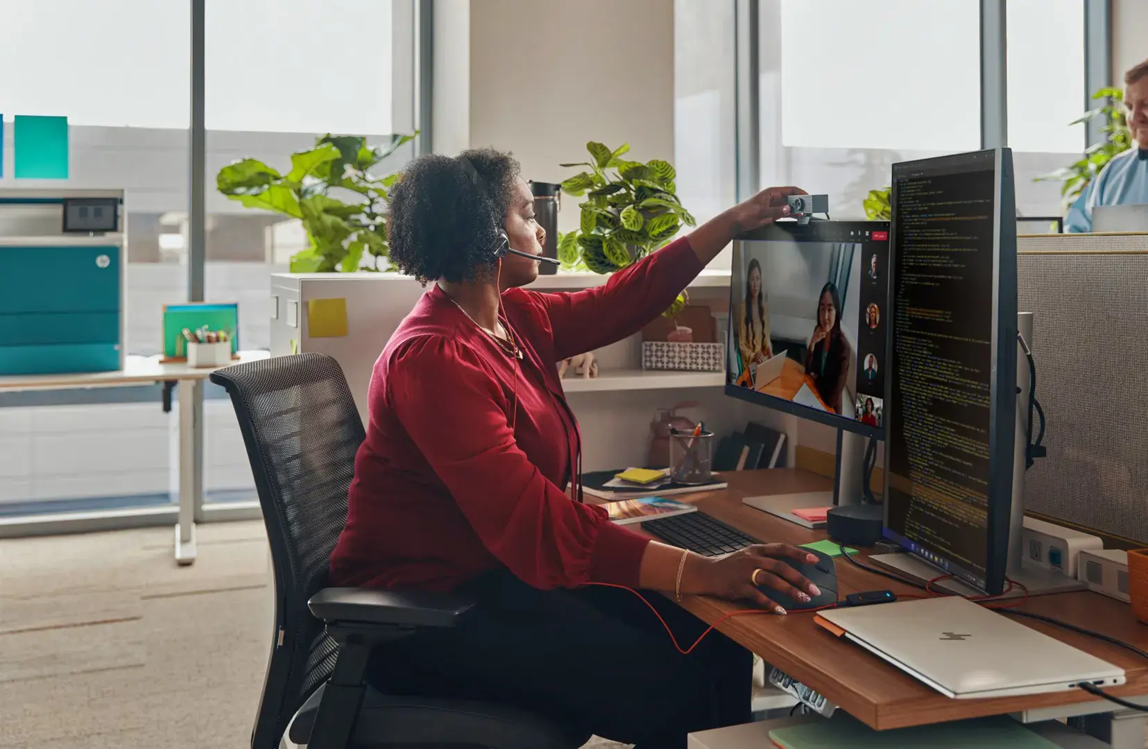 POLY Blackwire 3320 Stereo USB-C Headset +USB-C/A Adapter, Wired, Office/Call center, 131 g, Headset, Black