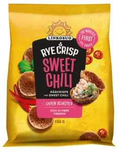 Ruginiai duonos traškučiai LINKOSUO, saldžiarūgščio skonio, 150 g