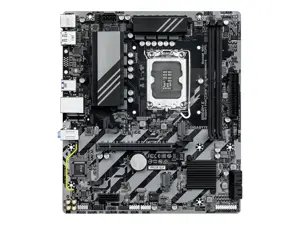 Gigabyte B860M E | Processor family Intel | Processor socket LGA1851 | DDR5 | Supported hard disk drive interfaces SATA, M.2 | Number of SATA connectors 4