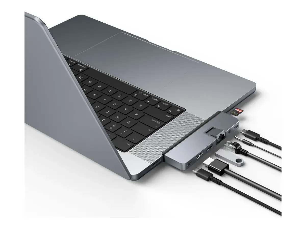 USB šakotuvas "Hyper HD575-GRY-GL