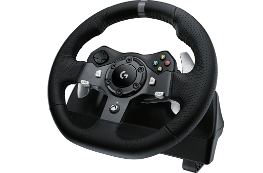 LOGITECH G920 "Driving Force" lenktynių ratas