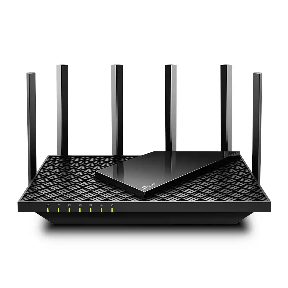 TP-Link Archer AX72, "Wi-Fi 6" (802.11ax), dviejų dažnių (2,4 GHz / 5 GHz), Ethernet LAN, juodas, nešiojamasis maršrutizatorius