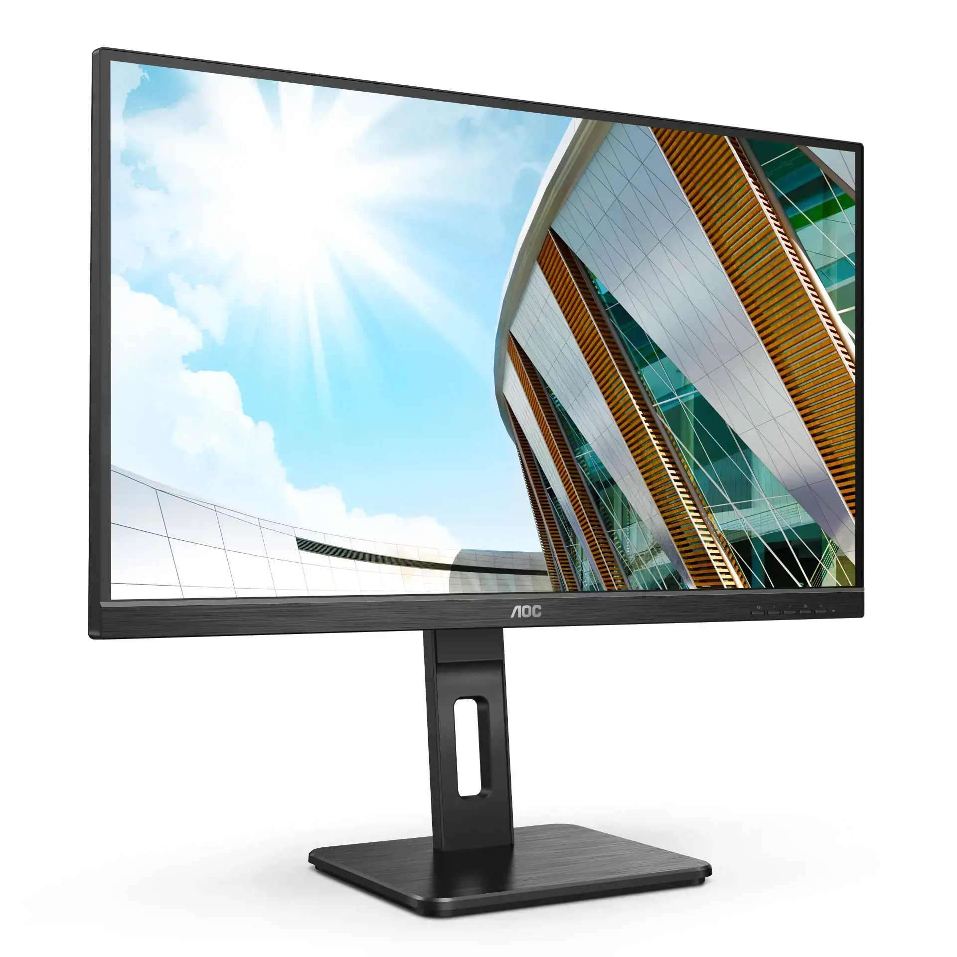 Monitorius AOC P2 U27P2, 68.6 cm (27"), 3840 x 2160 pixels, 4K Ultra HD, LED, 4 ms, Black