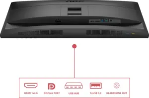 AOC Q27E4U | 27 " | IPS | QHD | 16:9 | 120 Hz | 4 ms | 2560 x 1440 pixels | 350 cd/m² | HDMI ports quantity 1
