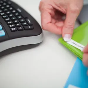 DYMO LabelManager ® ™ 210D - QWZ, QWERTZ, D1, Thermal transfer, 180 x 180 DPI, 12 mm/sec, Black, Silver