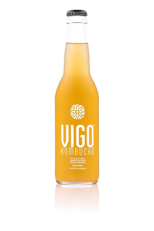 Gaivusis arbatos gėrimas VIGO Kombucha, Original, gazuotas, 0,330 l, D, LT-EKO-001