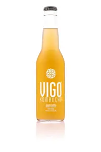 Gaivusis arbatos gėrimas VIGO Kombucha, Original, gazuotas, 0,330 l, D, LT-EKO-001