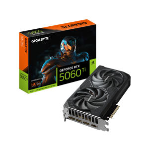 GIGABYTE GeForce RTX 5060 Ti WINDFORCE OC 8G Graphics Card - 8GB GDDR7, 128bit, PCI-E 5.0, 2587MHz …