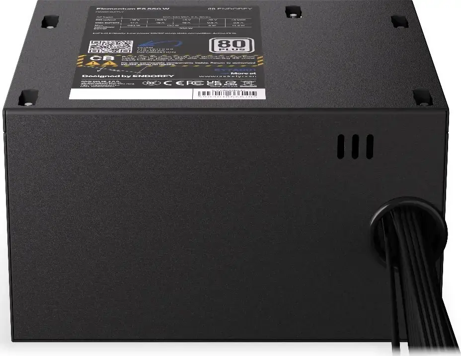 Maitinimo blokas ENDORFY Elementum E5 550 W, 550 W, 80 PLUS