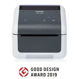 Brother TD-4410D, tiesioginio terminio spausdinimo, 203 x 203 DPI, 203 mm/s, laidinis, pilkas, baltas