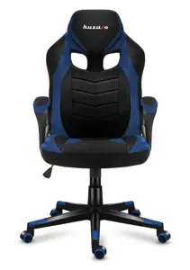 Huzaro FORCE 2.5 BLUE MESH Žaidimų fotelis Tinklinė sėdynė Juoda, mėlyna