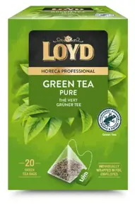 Žaliosios arbatos gėrimas LOYD HORECA pure, piramidės 20 x 1,7g