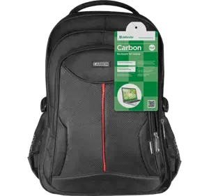Kuprinė Defender CARBON 15,6", juoda