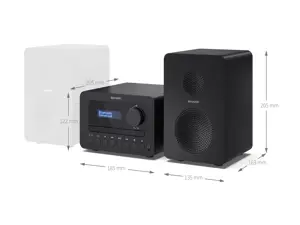 Sharp XL-B514(BK) TOKYO FM Hi-Fi Micro System, Black | Sharp