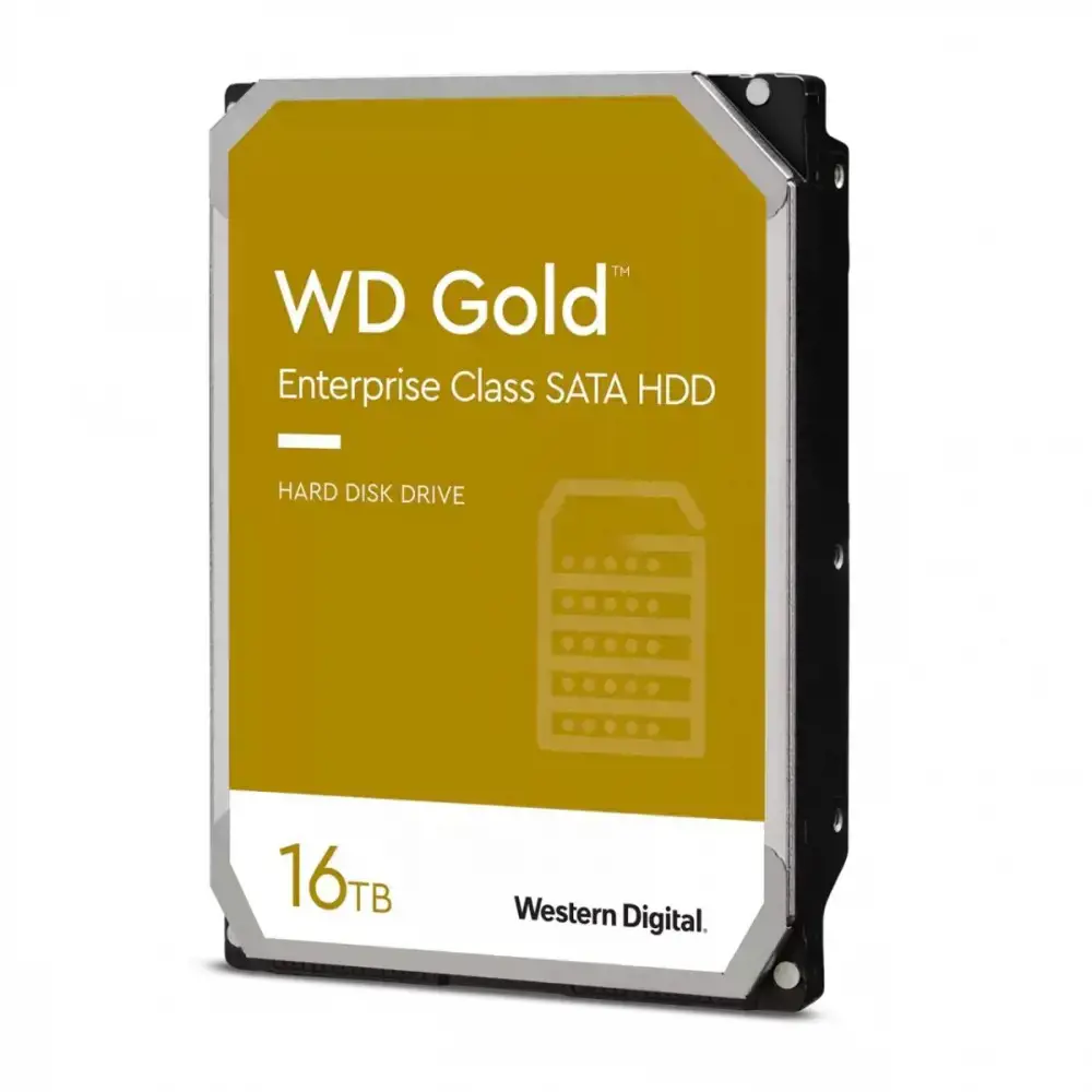 "WD Gold" 16 TB kietasis diskas 7200 aps./min 6Gb/s sATA 512 MB spartinančioji atmintis 3,5 colių vidinis RoHS reikalavimus atitinkantis kietasis diskas, skirtas įmonėms, nesupakuotas
