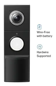 TP-Link TAPO D235 Durų skambutis su vaizdo kamera 2K 5MP 180°