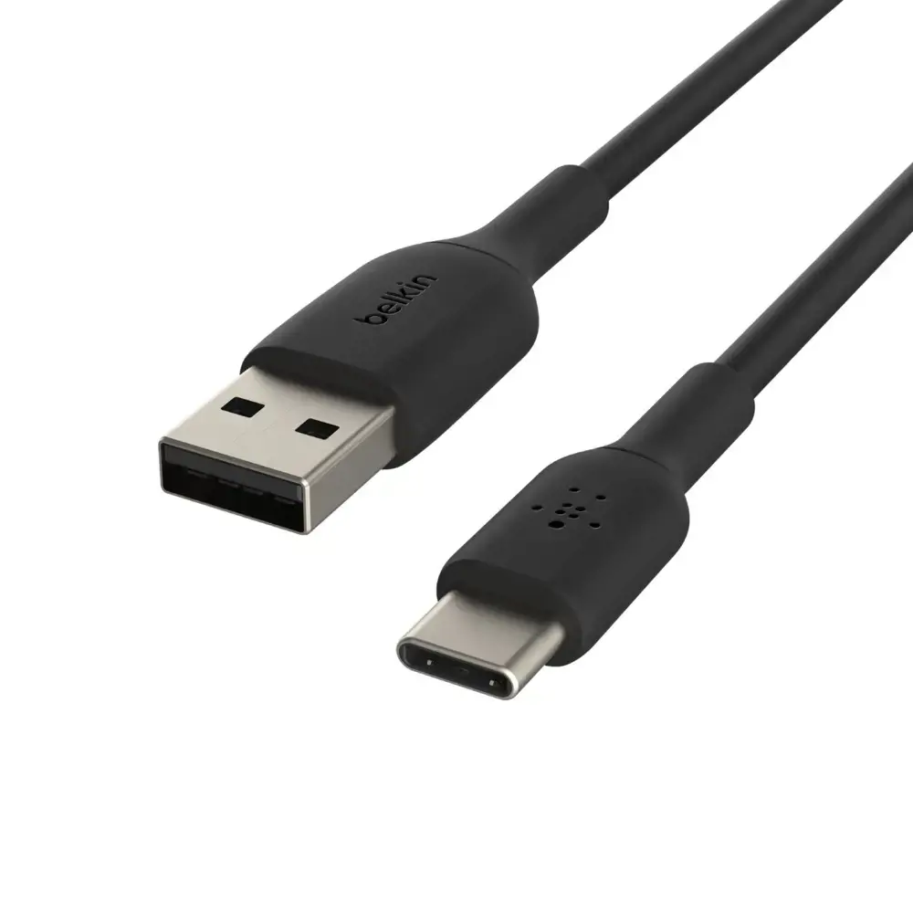 Belkin CAB001BT0MBK, 0,15 m, USB A, USB C, juoda