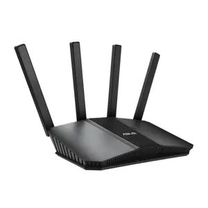 Wireless Router ASUS Wi-Fi 7 (802.11be) Data speed 3600 Mbit/s Ethernet WAN Yes WAN connection type RJ-45 Ethernet LAN Yes 5xLAN ports RT-BE55