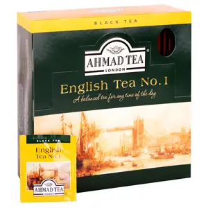 Juodoji arbata AHMAD Alu ENGLISH TEA N1, 100 x 2 g arbatos pakelių