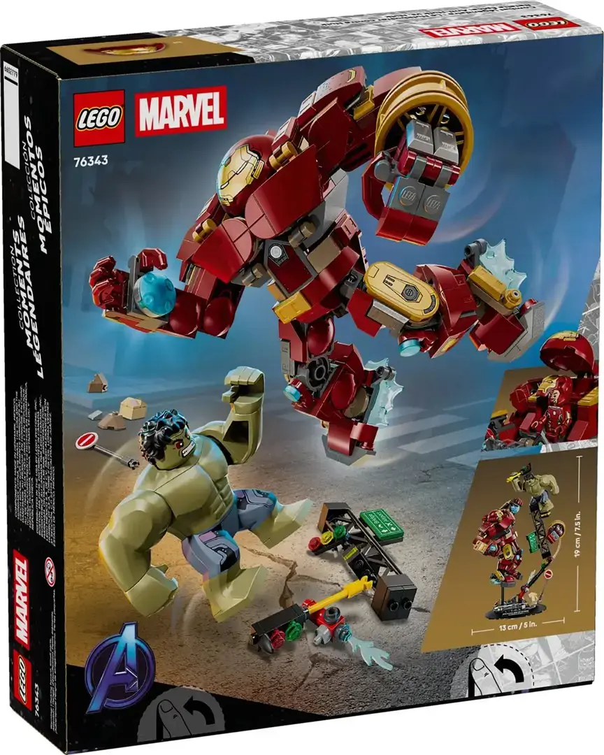LEGO MARVEL 76343 Epic Battle: Hulkbuster vs. The Hulk