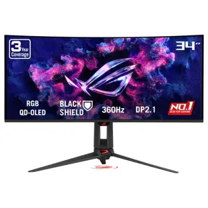 ASUS ROG Swift OLED PG34WCDN computer monitor 86.4 cm (34") 3440 x 1440 pixels Wide Quad HD QD-OLED…