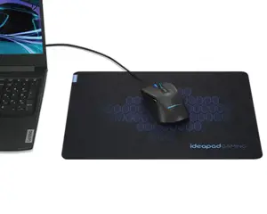 Lenovo GXH1C97872, Black, Blue, Image, Cloth, Rubber, Non-slip base, Gaming mouse pad