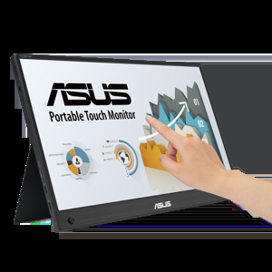 ASUS ZenScreen MB16AHT, 39,6 cm (15,6"), 1920 x 1080 taškų, "Full HD", 5 ms, juodas