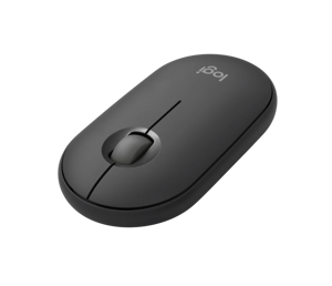 "Logitech Pebble 2 M350s", dvipusis, optinis, RF belaidis + "Bluetooth", 4000 DPI, grafito spalvos