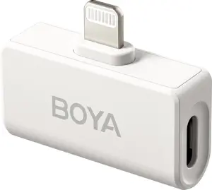 "Boya" belaidis mikrofonas "Omic Wireless Lightning", baltas