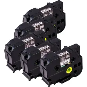 Brother HGE-M951V5, 5 vnt., HGe, juoda ant sidabro, matinis, Brother P-touch 9500PC, 9700PC, 9800PC…