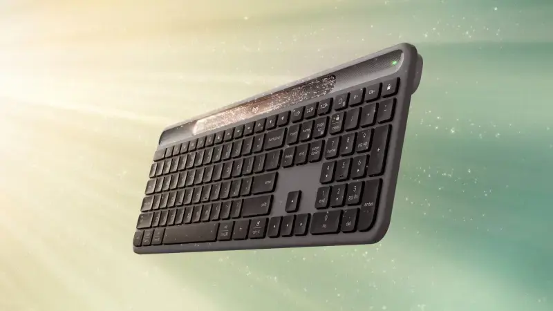 Logitech Signature Slim Solar+ K980 Belaidė klaviatūra, RF Wireless+Bluetooth, US Int, Graphite