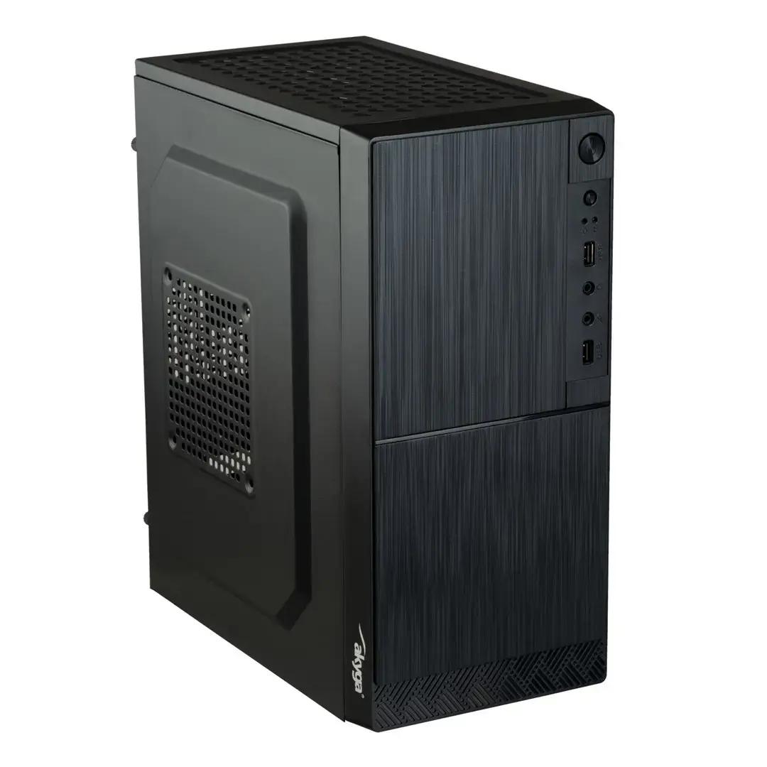 AKYGA Micro ATX korpusas AK35BK 2x USB 2.0 juodas be maitinimo šaltinio