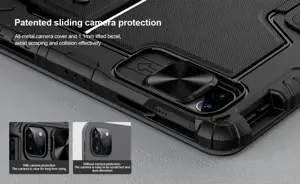 Nillkin Bumper Combo Keyboard Case for iPad Air 10.9 2020|Air 4|Air 5|Pro 11 2020|2021|2022 Black